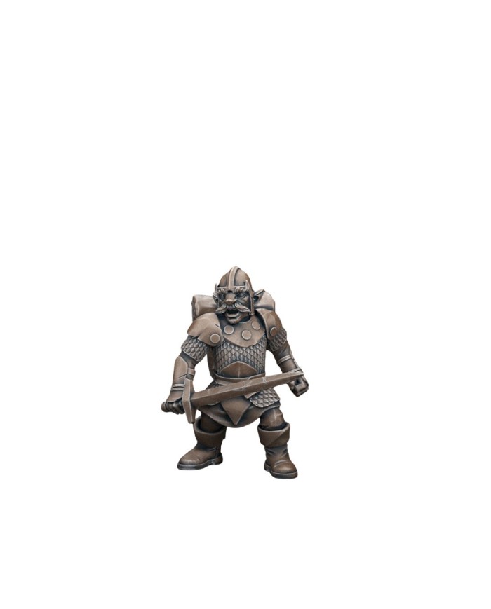 Gnome Fighter Male|TytanTroll Miniatures|Fighters