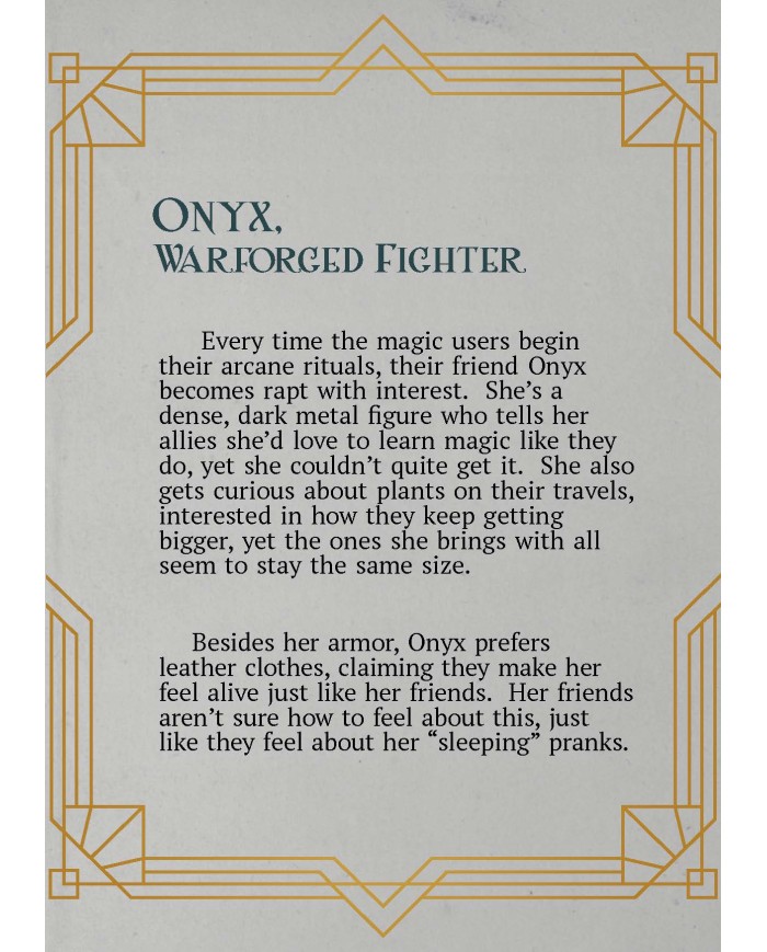 Ironborn Fighter - Onyx|The Printing Goes Ever On|Fighters