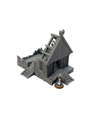 Ruinas del Hogar del Guerrero del Reino de Sajonia|Conquest Creations|Escenografía Reino de Sajonia