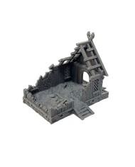 Ruinas del Hogar del Guerrero del Reino de Sajonia|Conquest Creations|Escenografía Reino de Sajonia