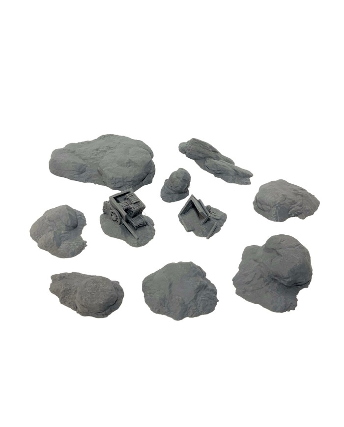 Rocky Crops (x10)|Conquest Creations|Kingdom of Saxonia Terrain