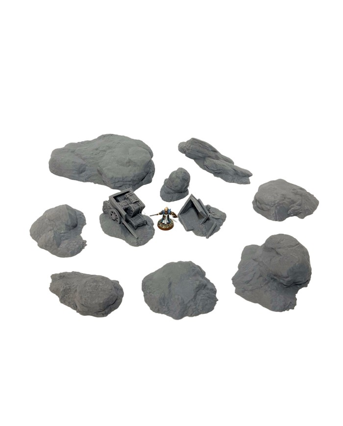 Rocky Crops (x10)|Conquest Creations|Kingdom of Saxonia Terrain