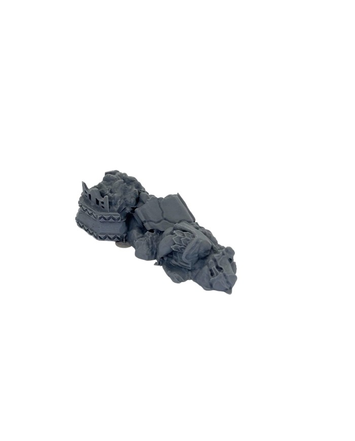 Kingdom of Durak Deep - Dwarven Statue Ruin - A|Conquest Creations|Durak Deep Terrain