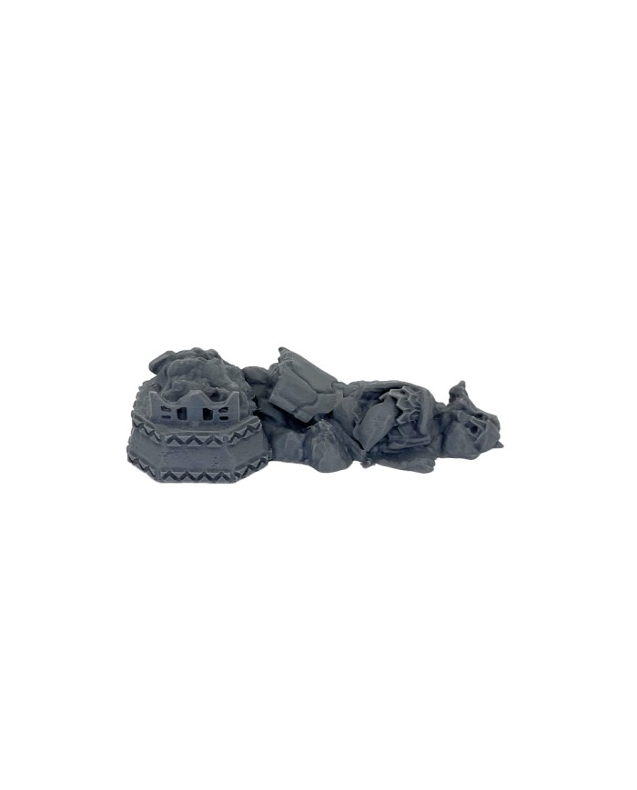Kingdom of Durak Deep - Dwarven Statue Ruin - A|Conquest Creations|Durak Deep Terrain