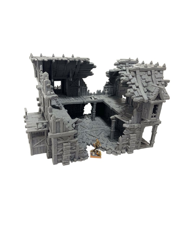 Ruinas del Almacén 17 de Hexengarde|Tired World Studio|Escenografia Mordheim