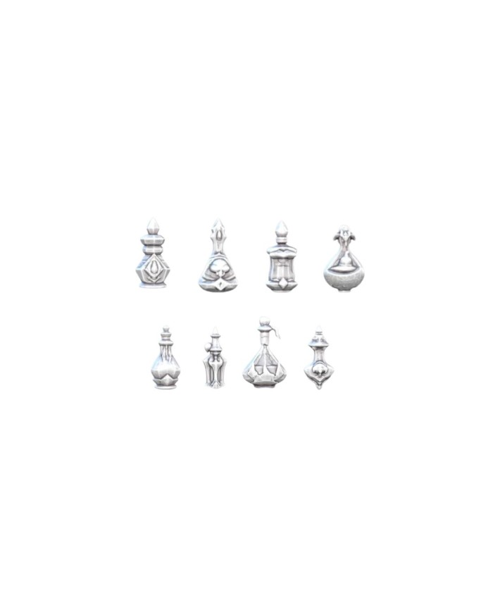Pociones Mágicas - Set C (x8)|STL Mini Bits|Accesorios Fantasía