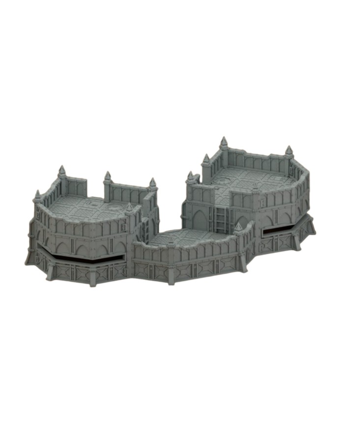 Corner Grimdark Double Bunker|Fabricator's Lair|Grimdark Defenses