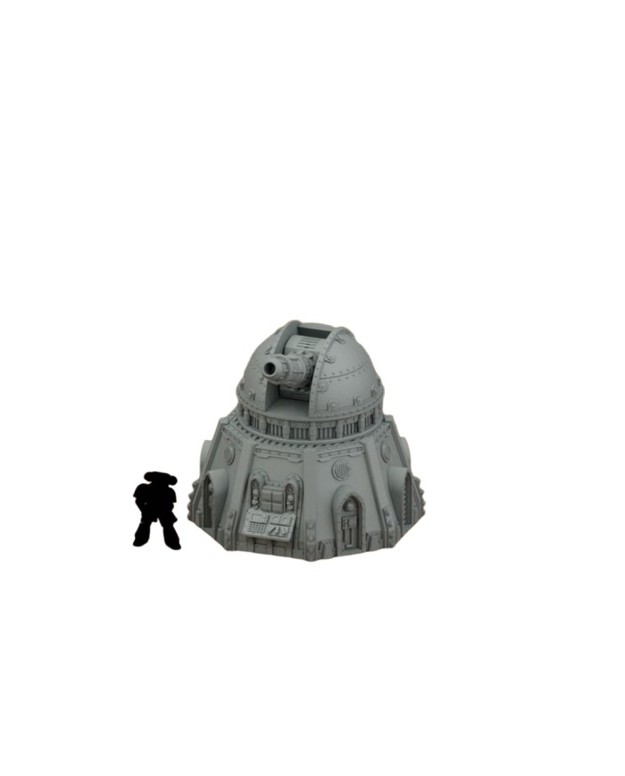 Medium Grimdark Turret Artillery|Fabricator's Lair|Grimdark Defenses