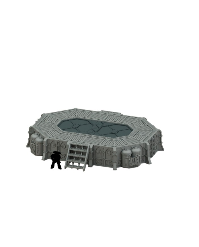 Plataforma de Aterrizaje Grande|Fabricator's Lair|Defensas Grimdark