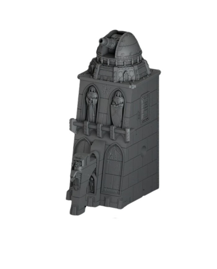 Grimdark Fortress Tower - B | Fabricator's Lair | Grimdark Defenses | Terrainandminis