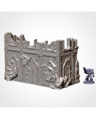 Ruinas Infectadas en C (8"x4")|Txarli Factory|Escenografía Ruinas 40K