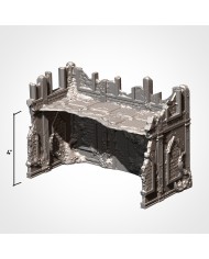 Ruinas Infectadas en C (8"x4")|Txarli Factory|Escenografía Ruinas 40K