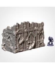 Ruinas Infectadas en L (8"x4") - A|Txarli Factory|Escenografía Ruinas 40K