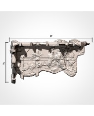 Infected Ruins in L-Shape (8"x4") - B|Txarli Factory|40K Ruins Terrain