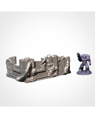 Ruinas Infectadas (5"x3") - A|Txarli Factory|Escenografía Ruinas 40K