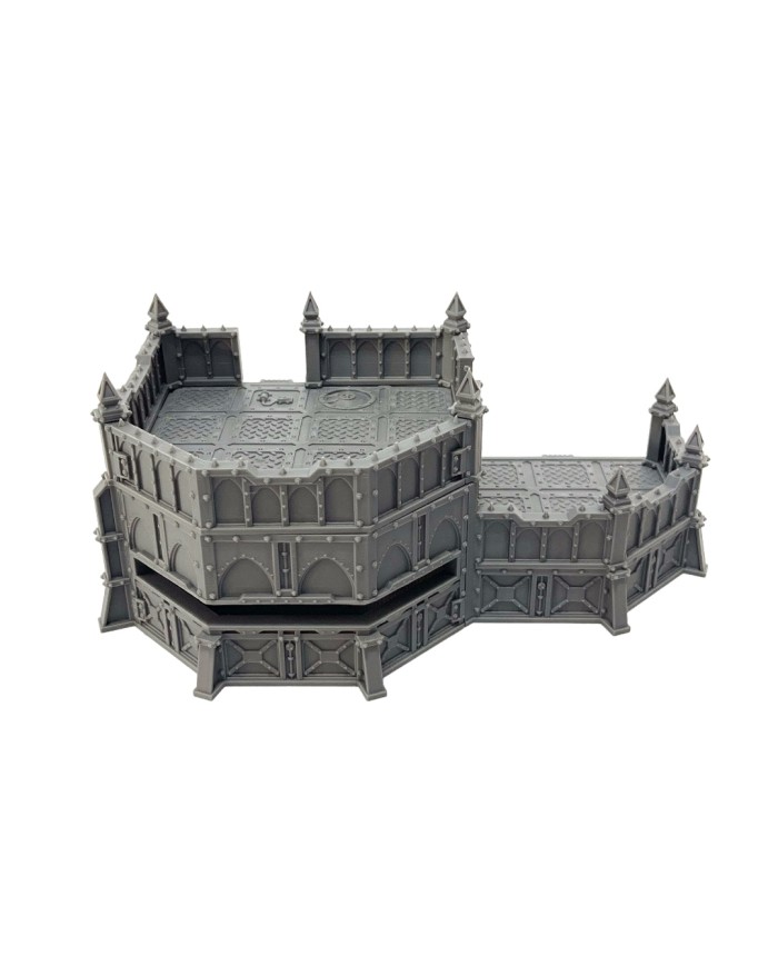 Búnker Grimdark con Ala Derecha|Fabricator's Lair|Defensas Grimdark