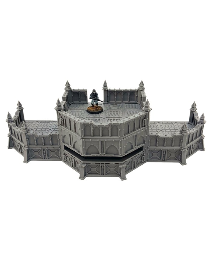 Grimdark Bunker with Double Wing|Fabricator's Lair|Grimdark Defenses