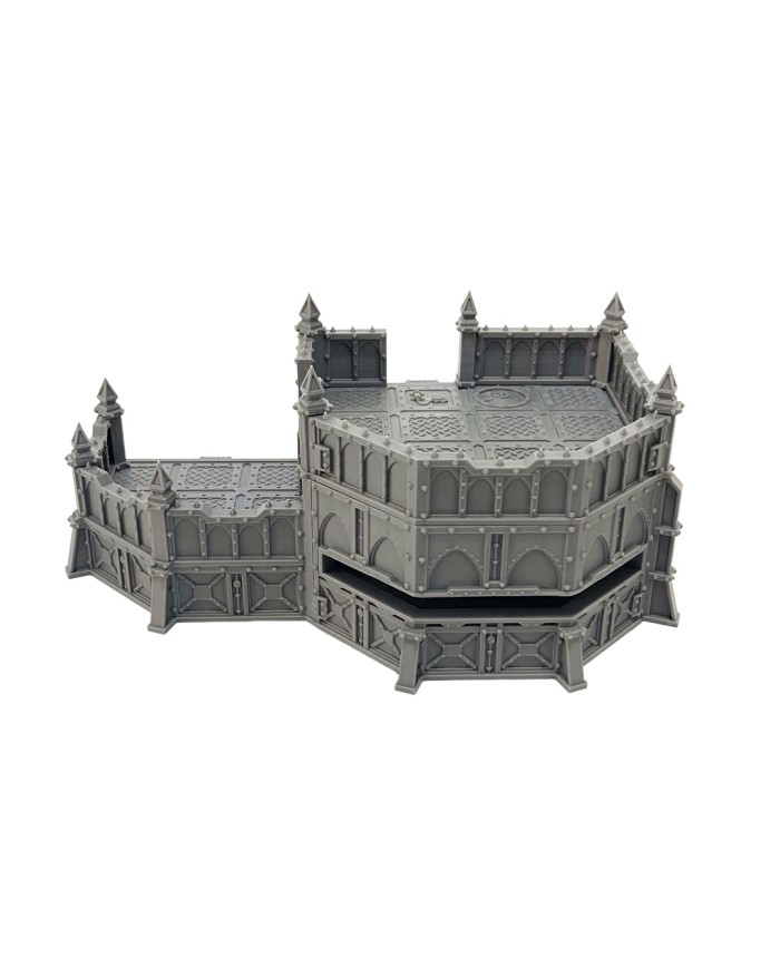 Grimdark Bunker with Left Wing|Fabricator's Lair|Grimdark Defenses