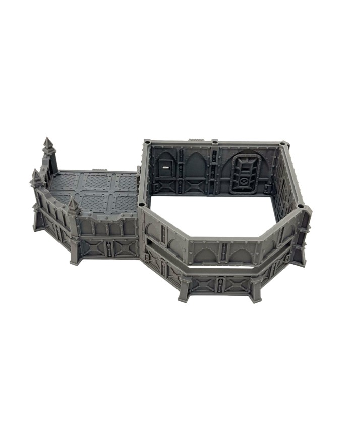 Búnker Grimdark con Ala Izquierda|Fabricator's Lair|Defensas Grimdark