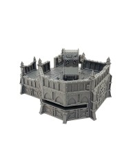 Grimdark Bunker with Left Wing and Turret|Fabricator's Lair|Grimdark Defenses
