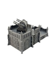 Búnker Grimdark con Ala Izquierda y Torreta|Fabricator's Lair|Defensas Grimdark