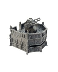 Búnker Grimdark con Torreta | Fabricator's Lair | Defensas Grimdark | Terrainandminis