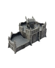 Grimdark Bunker with Right Wing and Turret|Fabricator's Lair|Grimdark Defenses