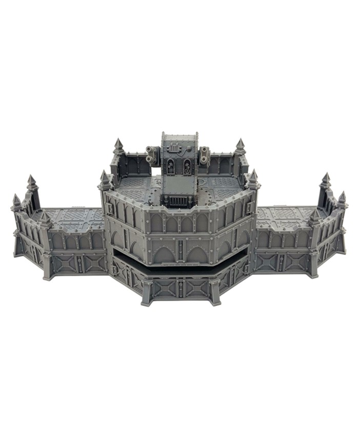 Grimdark Bunker with Double Wing and Turret|Fabricator's Lair|Grimdark Defenses