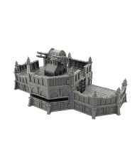 Grimdark Bunker with Double Wing and Turret|Fabricator's Lair|Grimdark Defenses