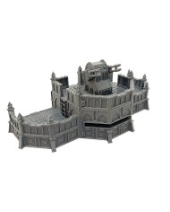 Búnker Grimdark con Doble Ala y Torreta|Fabricator's Lair|Defensas Grimdark
