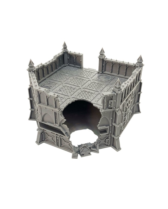 Damaged Grimdark Bunker - A|Fabricator's Lair|Grimdark Defenses