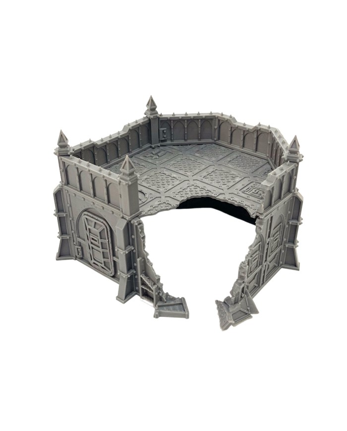 Damaged Grimdark Bunker - B|Fabricator's Lair|Grimdark Defenses