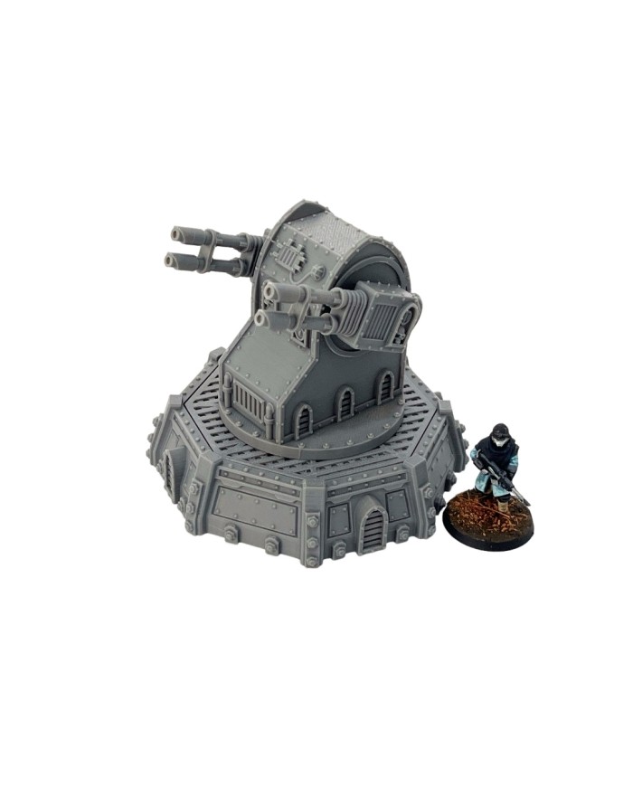Torreta Antiaérea Grimdark Elevada|Fabricator's Lair|Defensas Grimdark
