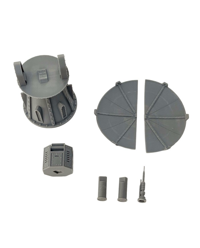 Elevated Grimdark Turret Radar|Fabricator's Lair|Grimdark Defenses