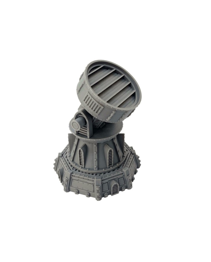 Torreta de Iluminación Grimdark Elevada|Fabricator's Lair|Defensas Grimdark