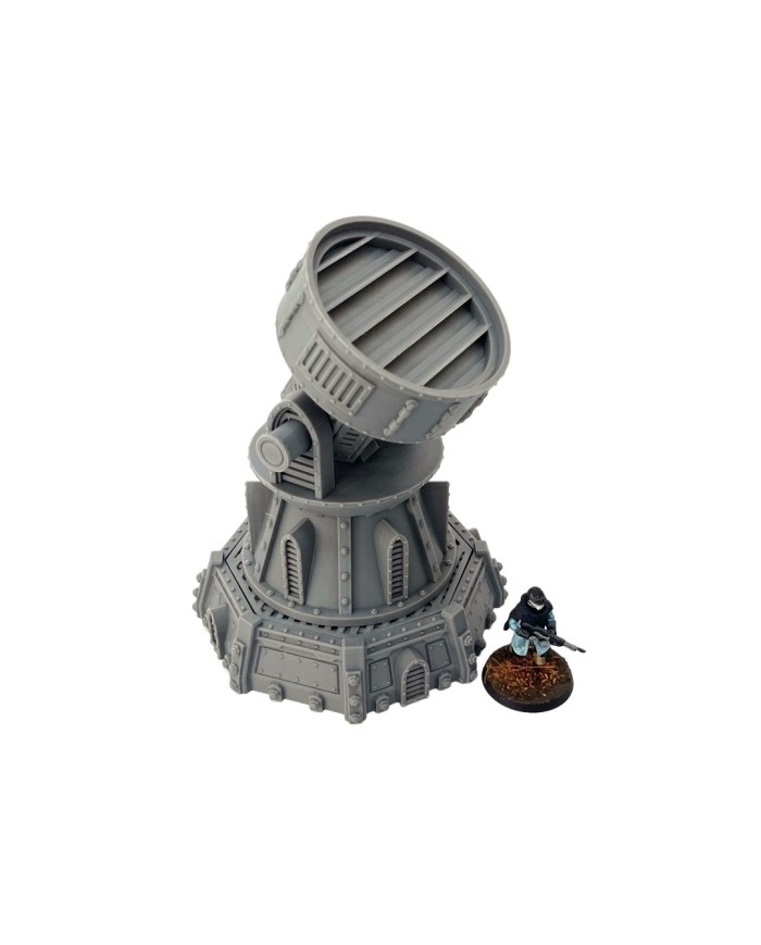 Elevated Grimdark Turret Searchlight|Fabricator's Lair|Grimdark Defenses