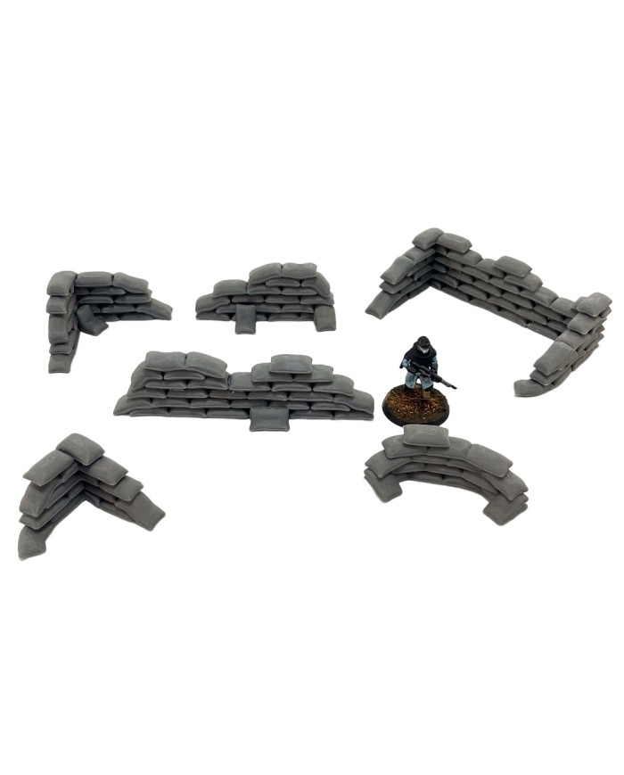 Sandbags (x6)|Fabricator's Lair|Grimdark Defenses