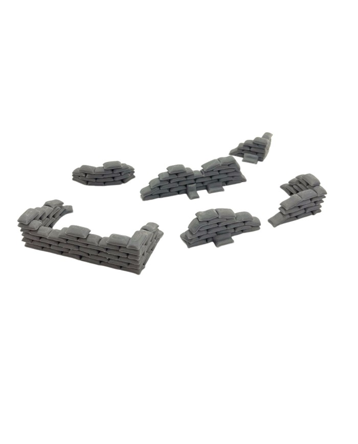 Sandbags (x6)|Fabricator's Lair|Grimdark Defenses