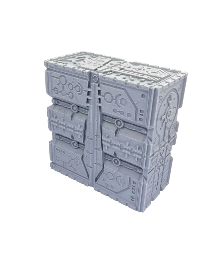 Necromaton WTC 40K Double Container | Txarli Factory | Necromaton | Terrainandminis