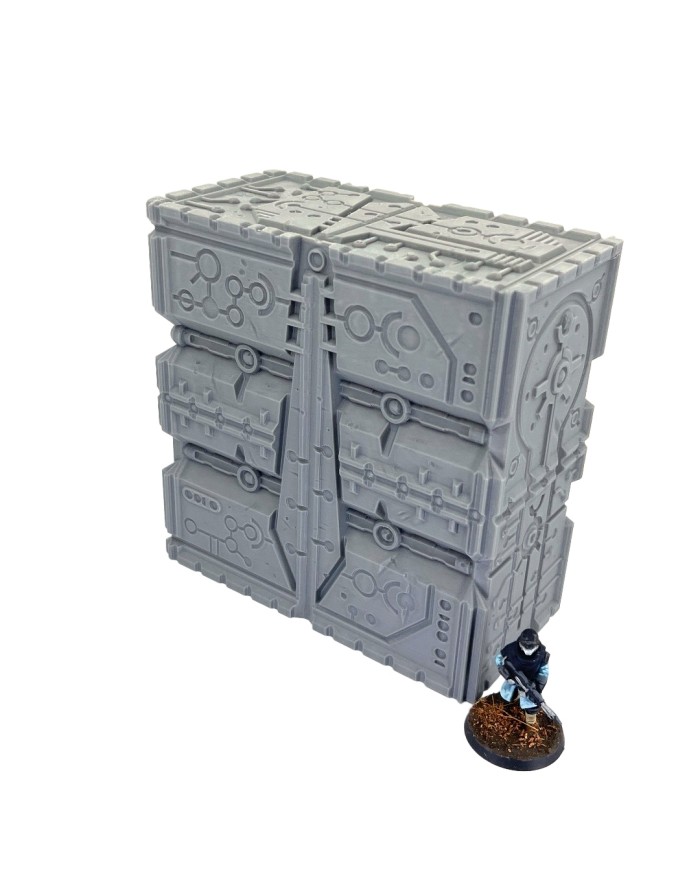 Necromaton WTC 40K Double Container | Txarli Factory | Necromaton | Terrainandminis