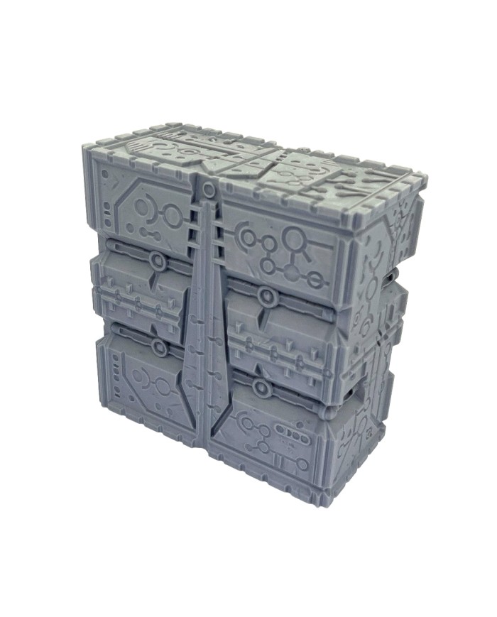 Necromaton WTC 40K Double Container | Txarli Factory | Necromaton | Terrainandminis