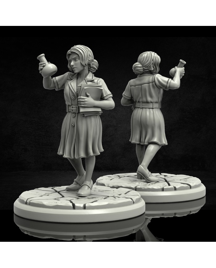 Investigadora - Ayudante de Laboratorio|Adaevy Creations|Personajes Cthulhu