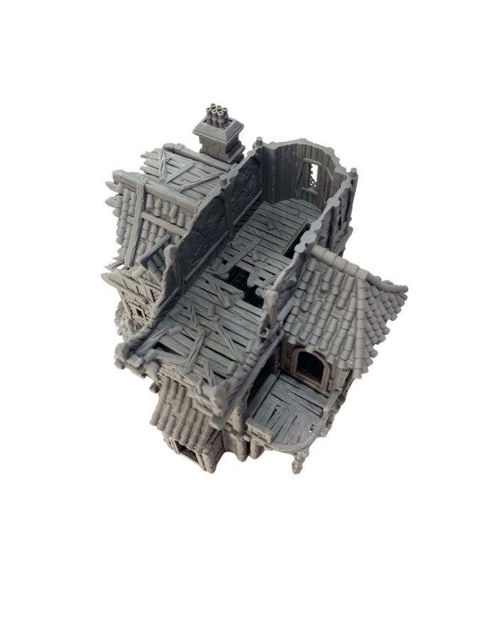 Ruinas de la Taberna La Nueva Rosa de Hexengarde|Tired World Studio|Escenografia Mordheim