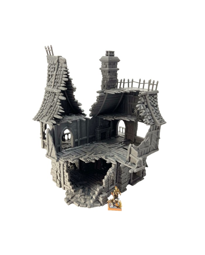 Ruinas de la Mansión Von Ulfmann de Hexengarde|Tired World Studio|Escenografia Mordheim