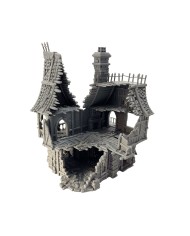 Von Ulfmann Manor Ruin of Hexengarde City|Tired World Studio|Mordheim Terrain