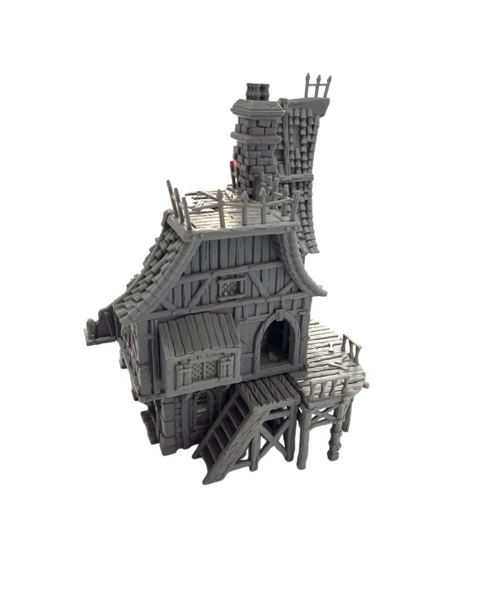 Ruinas de la Mansión Von Ulfmann de Hexengarde|Tired World Studio|Escenografia Mordheim
