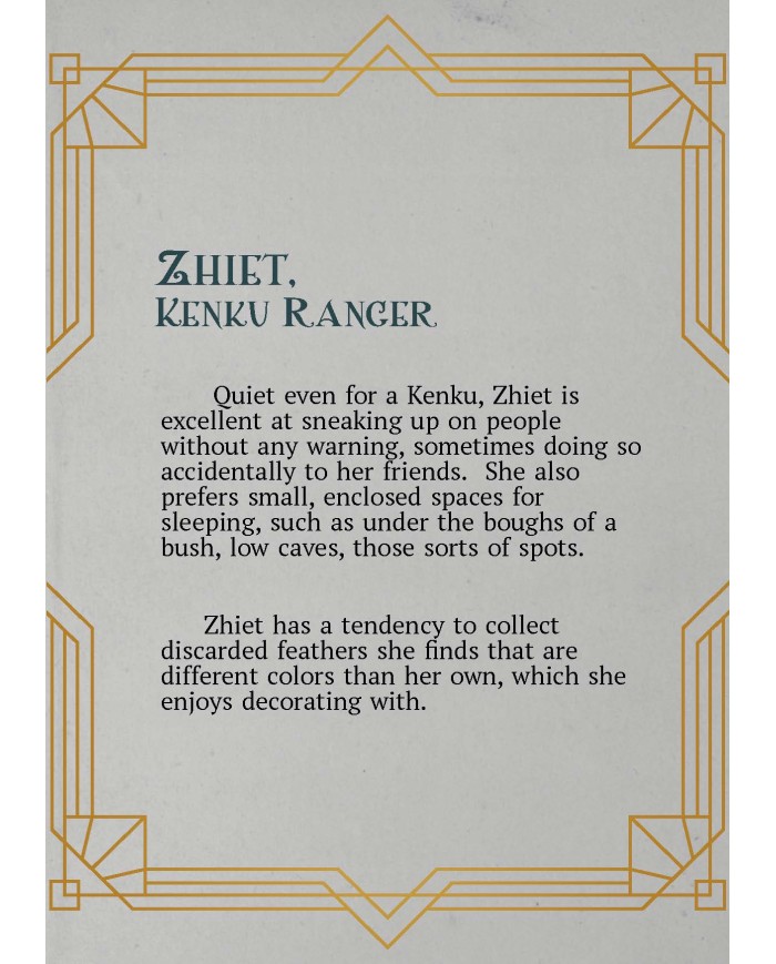 Exploradora Kenku - Zhiet|The Printing Goes Ever On|Exploradores