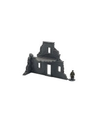 Pared de Ruinas de Ladrillos con Piso de Madera|Dani Amengual|Ruinas Segunda Guerra Mundial