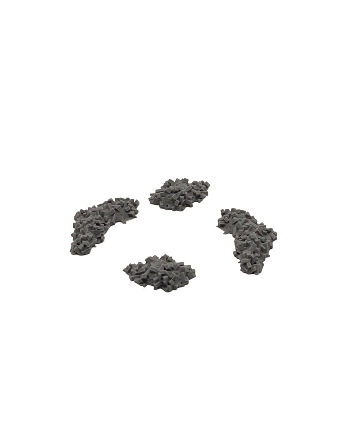 Bricks Pile Set (x4)|Dani Amengual|WW2 Ruins