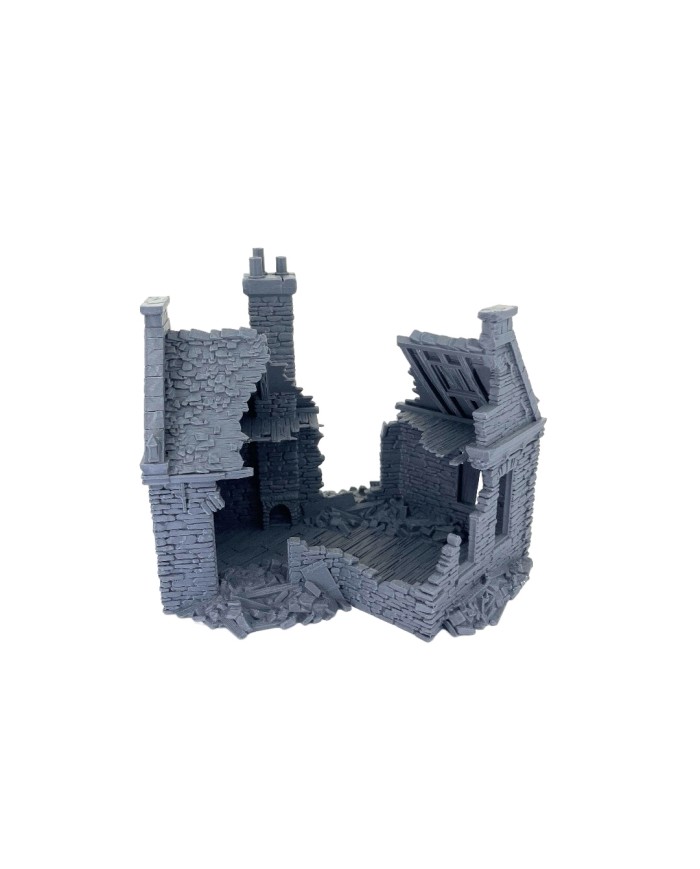 Residencia Coopers en Ruinas de Grimdale|3DLayeredscenery|Ruinas Napoleonicas